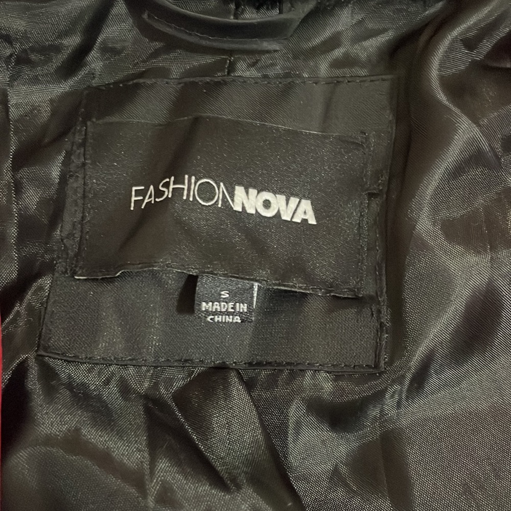 Red puffer jacket - Picture 2 of 4